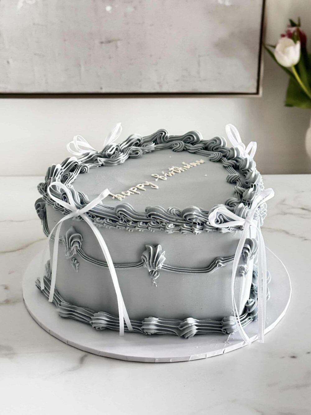 Order Coquette Bow Heart Cake | London Delivery