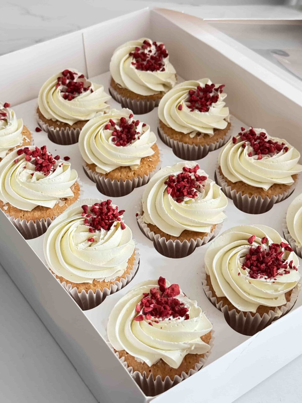 Vanilla with Raspberry Cupcakes | Order Online | London